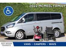 Ford Tourneo Custom McMeel Family - 4 seats plus one wheelchair - Rare single passenger seat