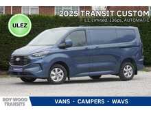Ford Transit Custom Automatic 280 Limited Euro 6 Diesel Van - call now for availability 