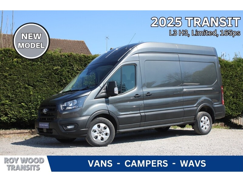 Ford 350 L3 H3 Limited 165ps Euro 6 AUTOMATIC 2.0 5dr large van Automatic Diesel