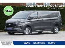 Ford Transit Custom 280 L2 H1 Limited 136ps Euro 6 Diesel Van