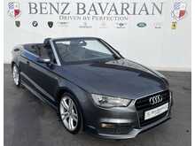 Audi A3 Cabriolet 1.4 TFSI CoD S line Convertible 2dr Petrol Manual Euro 6 (s/s) (Nav) (150 ps)