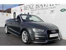 Audi A3 Cabriolet 1.4 TFSI CoD S line Convertible 2dr Petrol Manual Euro 6 (s/s) (Nav) (150 ps)
