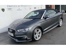 Audi A3 Cabriolet 1.4 TFSI CoD S line Convertible 2dr Petrol Manual Euro 6 (s/s) (Nav) (150 ps)