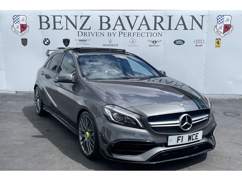 Mercedes-Benz 2.0 A45 AMG PETRONAS 2015 World Champion Edition Hatchback 5dr Petrol SpdS DCT 4MATIC Euro 6 (s/s) (381 ps)