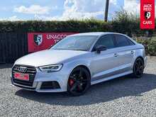 Audi S3 TFSI Black Edition 2.0 TFSI Black Edition Saloon 4dr Petrol S Tronic quattro Euro 6 (s/s) (310 ps) 