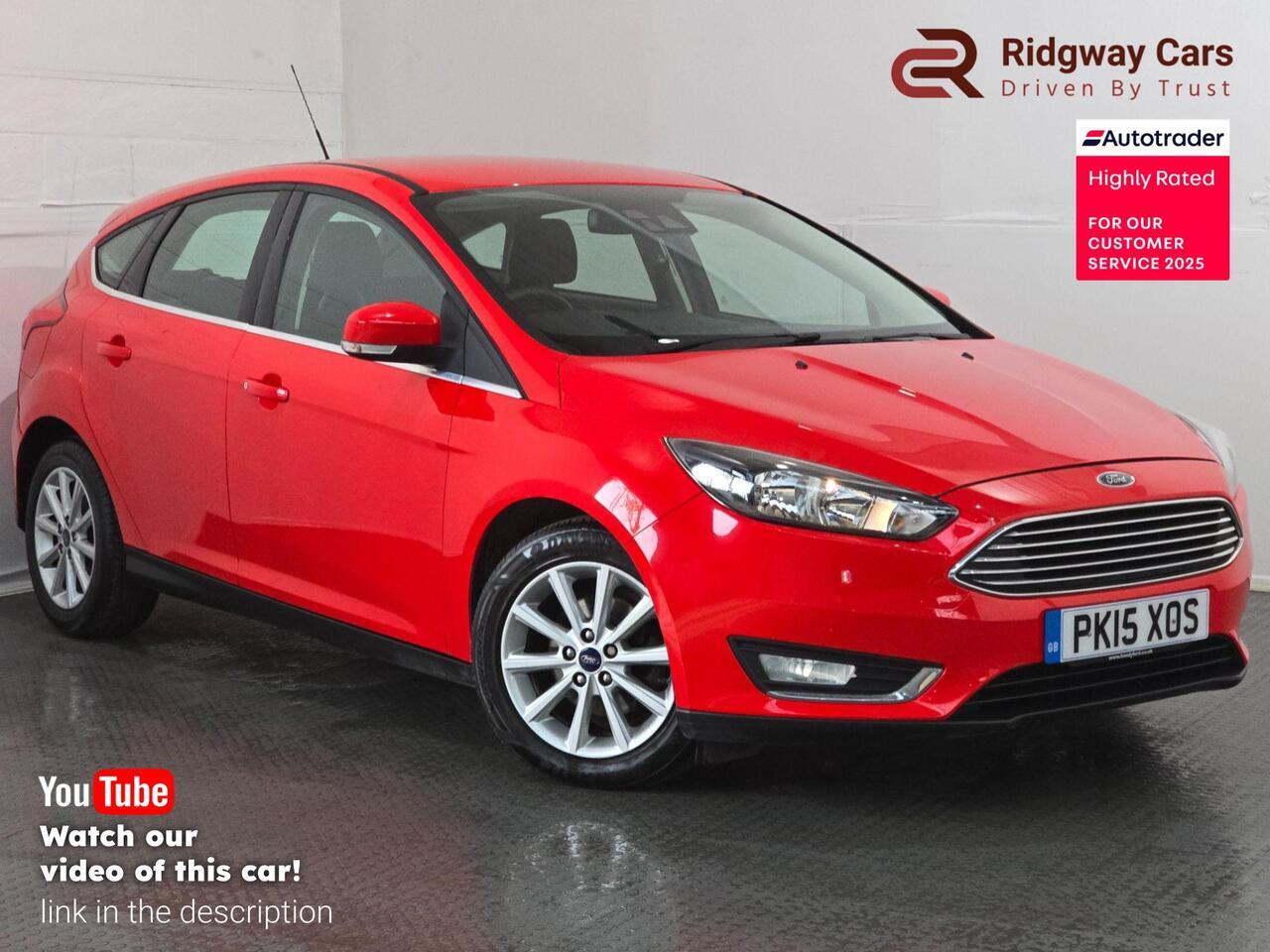 Ford 1.0T EcoBoost Titanium Hatchback 5dr Petrol Manual Euro 6 (s/s) (125 ps)