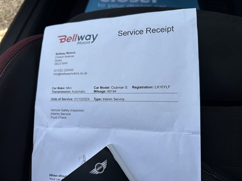 MINI 2.0 Cooper S Estate 6dr Petrol Auto Euro 6 (s/s) (192 ps)