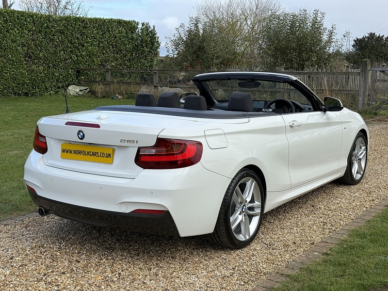BMW 1.5 218i M Sport Convertible 2dr Petrol Auto Euro 6 (s/s) (136 ps)