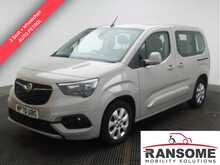 2020 Vauxhall Combo Manual Wheelchair Accessible Vehicle