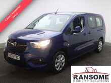 Vauxhall Combo Life Turbo Energy Petrol Wheelchair Access Vehicle