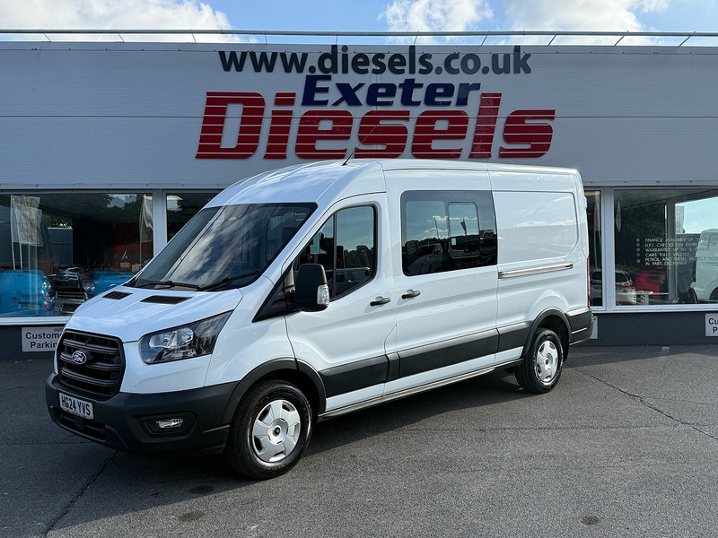 Ford Transit 350 EcoBlue Trend L3 H2 6 Seat Crew Van (130PS) RWD - U7162