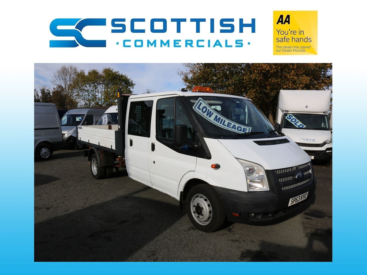 Used 2013 Ford Transit 350 C/C Drw For Sale in West Lothian