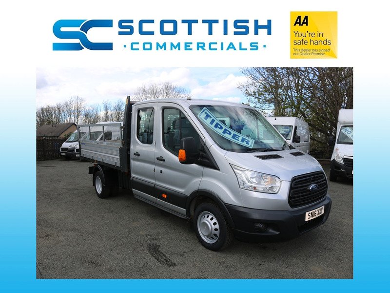 Ford Transit 350 L3 Dcb C/C Drw Tipper 2.2 Manual Diesel