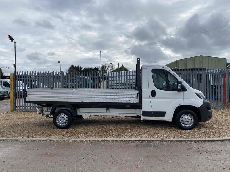Peugeot 2.0 BlueHDi 335 L3 LWB Dropside Flatbed Truck