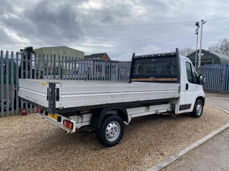 Peugeot 2.0 BlueHDi 335 L3 LWB Dropside Flatbed Truck