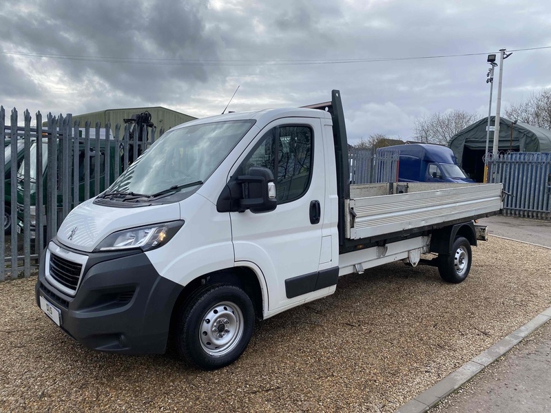 Peugeot 2.0 BlueHDi 335 L3 LWB Dropside Flatbed Truck