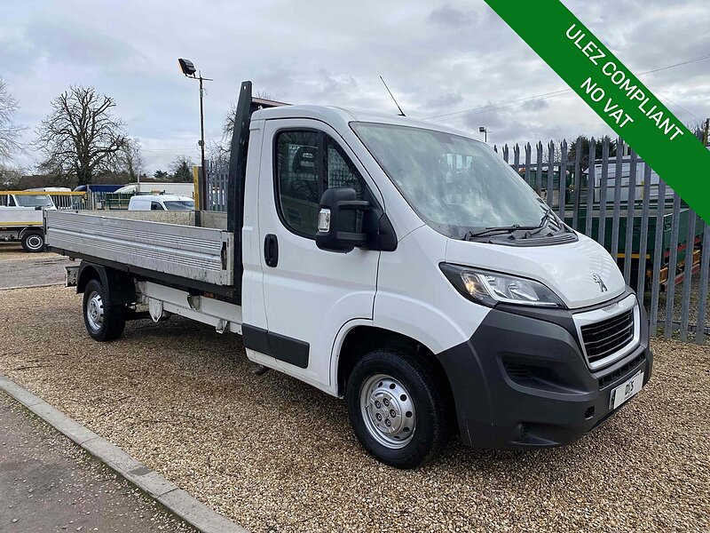 Peugeot 2.0 BlueHDi 335 L3 LWB Dropside Flatbed Truck