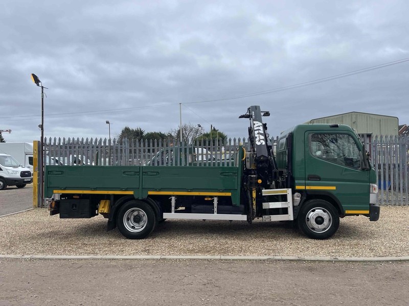 FUSO 7C15 34 ATLAS 57.3 CRANE 12FT DROPSIDE 7.5 TON 3.0 Dropside Crane Lorry Manual Diesel