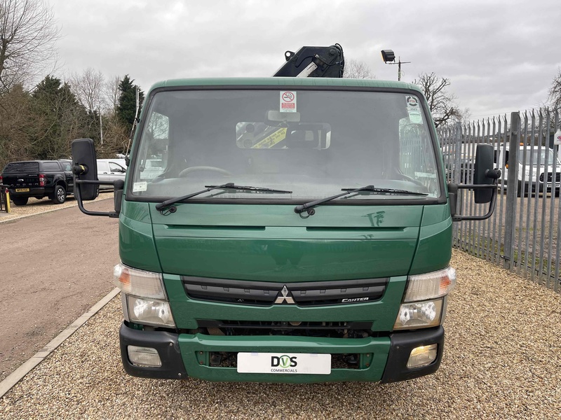 FUSO 7C15 34 ATLAS 57.3 CRANE 12FT DROPSIDE 7.5 TON 3.0 Dropside Crane Lorry Manual Diesel
