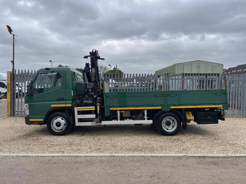 FUSO 7C15 34 ATLAS 57.3 CRANE 12FT DROPSIDE 7.5 TON 3.0 Dropside Crane Lorry Manual Diesel