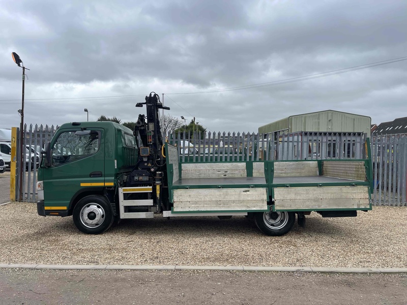 FUSO 7C15 34 ATLAS 57.3 CRANE 12FT DROPSIDE 7.5 TON 3.0 Dropside Crane Lorry Manual Diesel