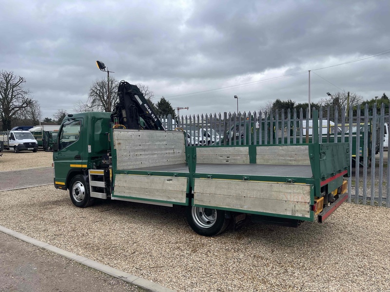 FUSO 7C15 34 ATLAS 57.3 CRANE 12FT DROPSIDE 7.5 TON 3.0 Dropside Crane Lorry Manual Diesel