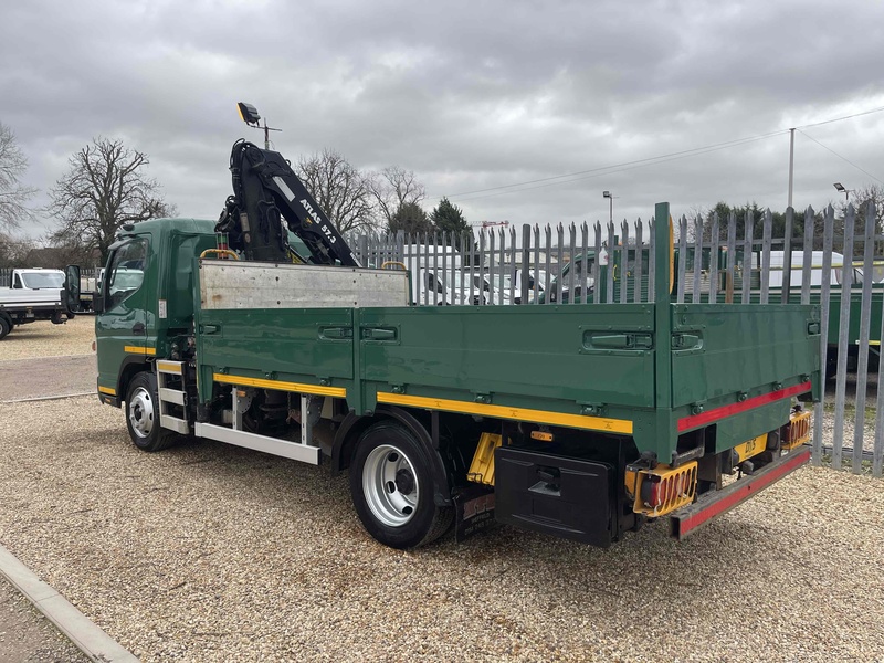 FUSO 7C15 34 ATLAS 57.3 CRANE 12FT DROPSIDE 7.5 TON 3.0 Dropside Crane Lorry Manual Diesel