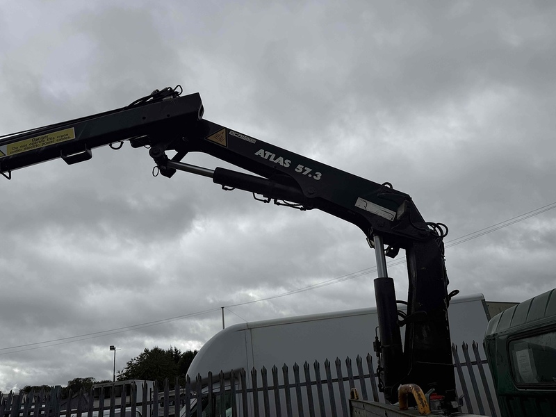 FUSO 7C15 34 ATLAS 57.3 CRANE 12FT DROPSIDE 7.5 TON 3.0 Dropside Crane Lorry Manual Diesel