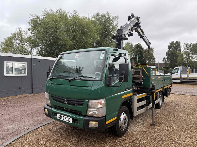 FUSO 7C15 34 ATLAS 57.3 CRANE 12FT DROPSIDE 7.5 TON 3.0 Dropside Crane Lorry Manual Diesel