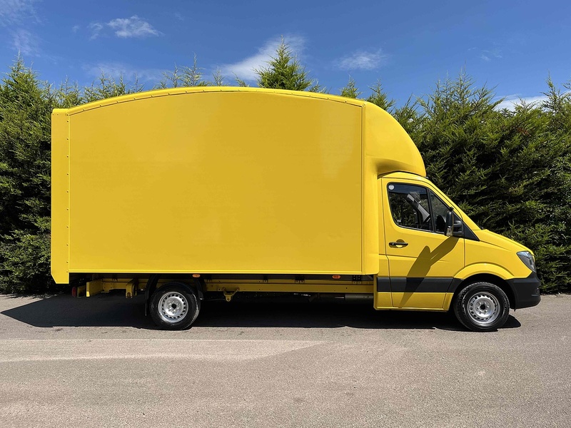 Mercedes-Benz 2.1 313 CDI LWB LUTON VAN TAIL LIFT - YELLOW