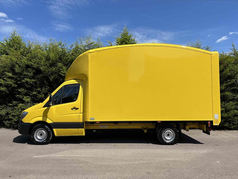 Mercedes-Benz 2.1 313 CDI LWB LUTON VAN TAIL LIFT - YELLOW