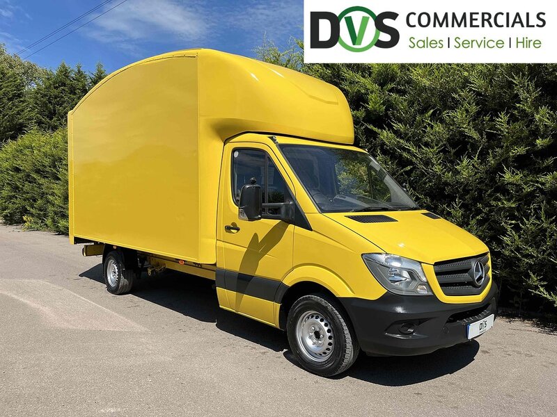 Mercedes-Benz 2.1 313 CDI LWB LUTON VAN TAIL LIFT - YELLOW