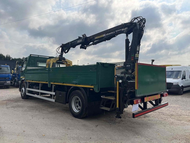 DAF 6.7l 18 TON DROPSIDE WITH ATLAS CRANE BLOCK GRAB - MANUAL