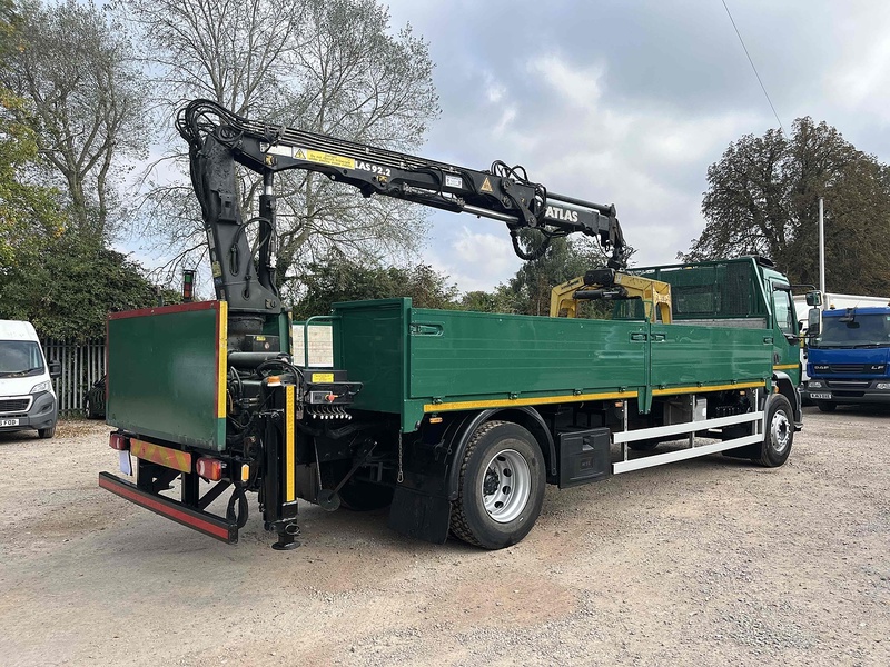 DAF 6.7l 18 TON DROPSIDE WITH ATLAS CRANE BLOCK GRAB - MANUAL