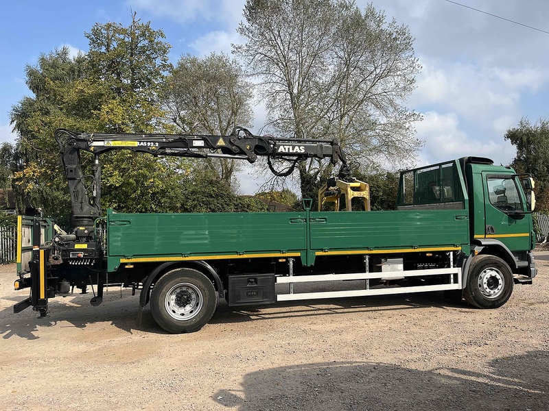 DAF 6.7l 18 TON DROPSIDE WITH ATLAS CRANE BLOCK GRAB - MANUAL