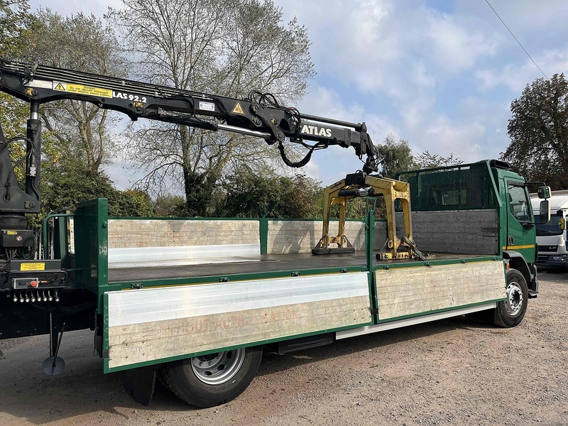 DAF 6.7l 18 TON DROPSIDE WITH ATLAS CRANE BLOCK GRAB - MANUAL