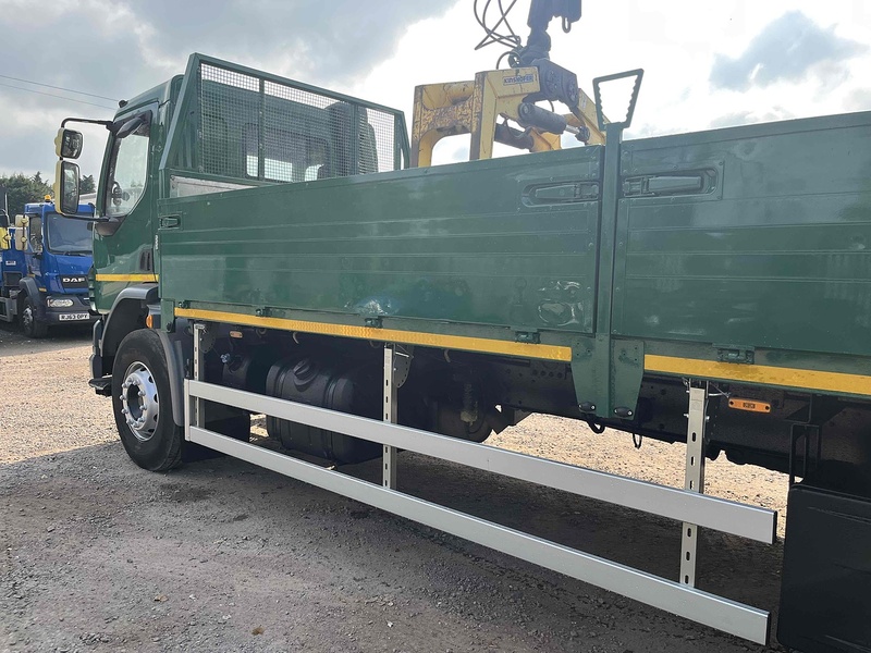 DAF 6.7l 18 TON DROPSIDE WITH ATLAS CRANE BLOCK GRAB - MANUAL