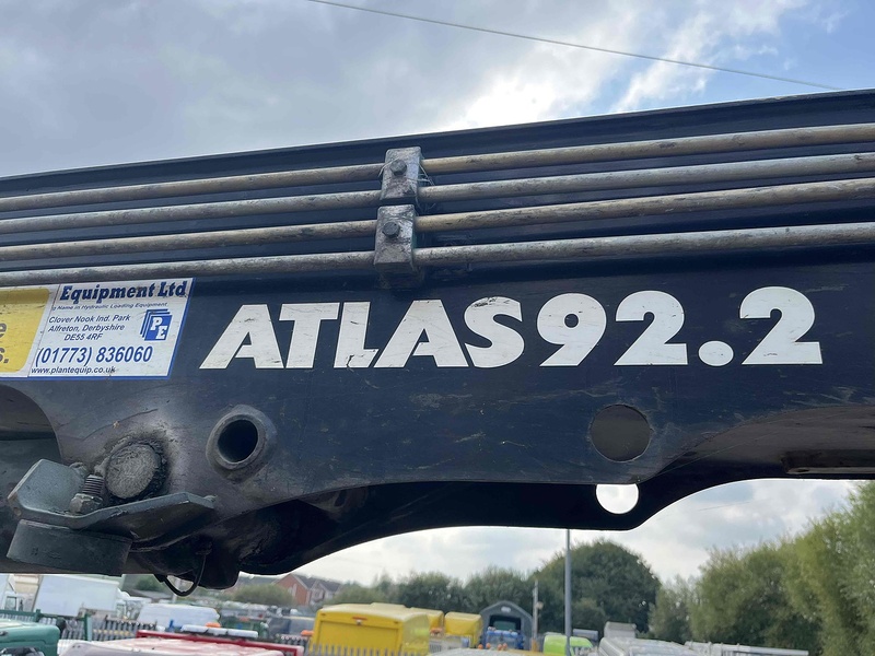 DAF 6.7l 18 TON DROPSIDE WITH ATLAS CRANE BLOCK GRAB - MANUAL