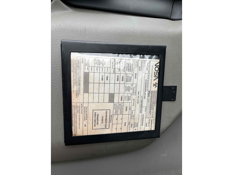 DAF 18 TON CRANE LORRY 6.7 Dropside Diesel