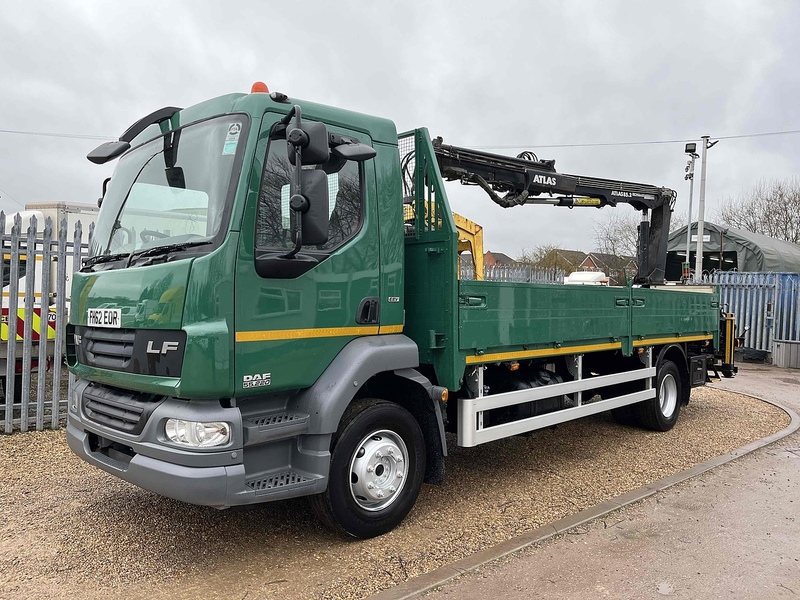 DAF 55.220 6.7 15 Ton Dropside Crane Lorry Grab Truck Manual Diesel