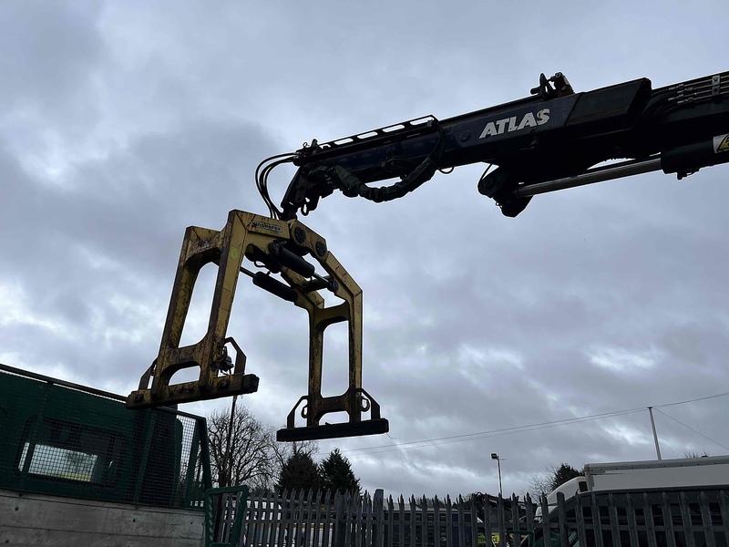 DAF 55.220 6.7 15 Ton Dropside Crane Lorry Grab Truck Manual Diesel