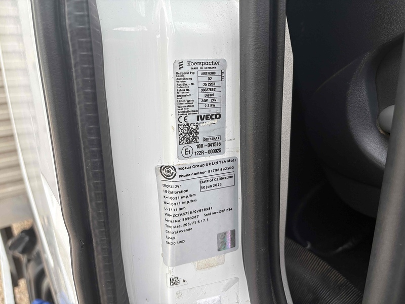 Iveco 75e16 20FT 4.5 Dropside Manual Diesel