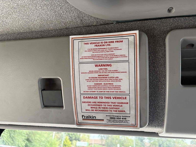 Iveco 75e16 20FT 4.5 Dropside Manual Diesel