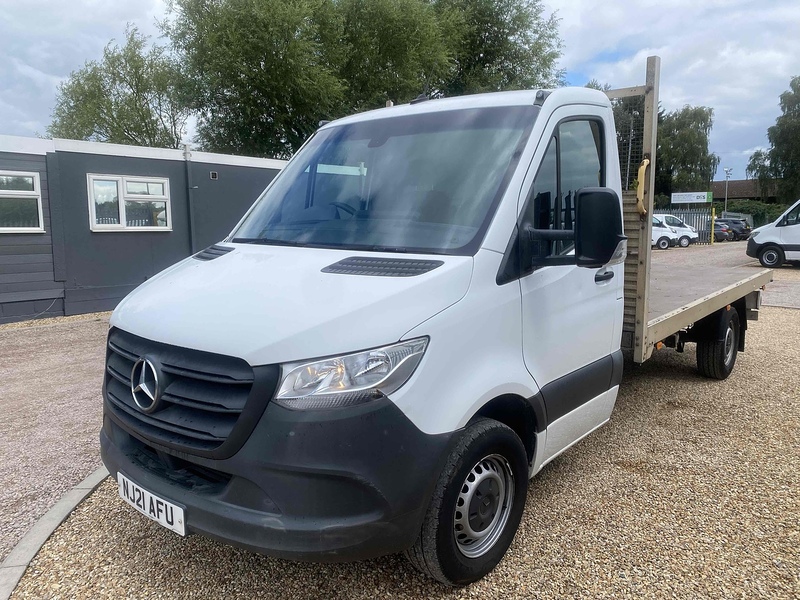 Mercedes-Benz 2.1 314 CDI Progressive L3 LWB 14FT FLATBED - WHITE