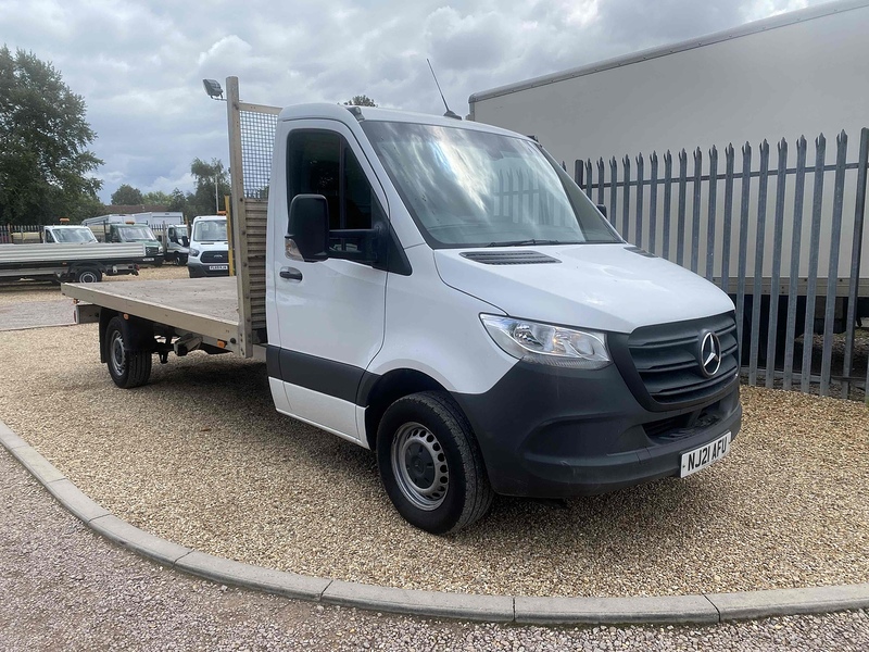 Mercedes-Benz 2.1 314 CDI Progressive L3 LWB 14FT FLATBED - WHITE