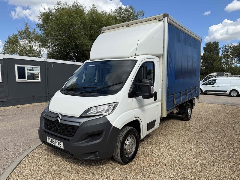 Citroen HDi 35 2.2 CURTAIN SIDED LUTON VAN - WHITE