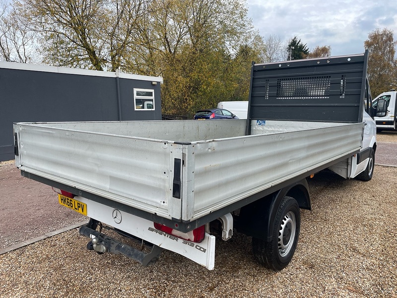 Mercedes-Benz 313 2.1 CDI L3 LWB DROPSIDE - WHITE