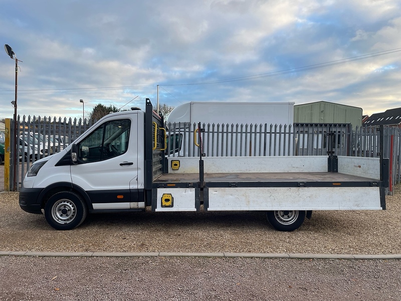 Ford 350 2.0 EcoBlue Leader L4 XLWB DROPSIDE - WHITE