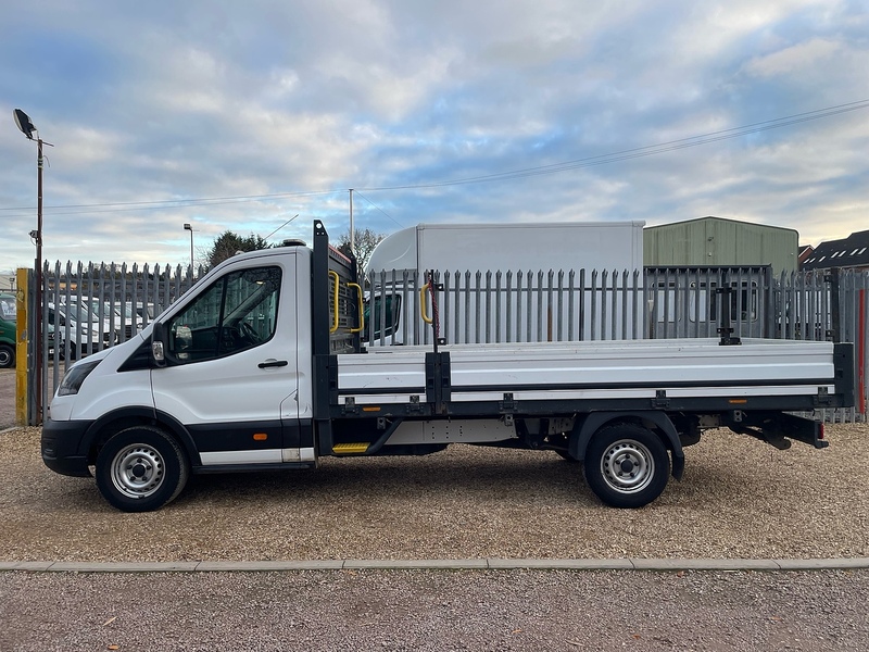 Ford 350 2.0 EcoBlue Leader L4 XLWB DROPSIDE - WHITE