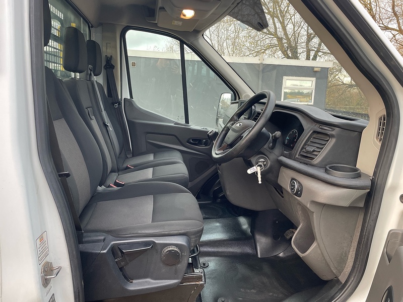 Ford 350 2.0 EcoBlue Leader L4 XLWB DROPSIDE - WHITE